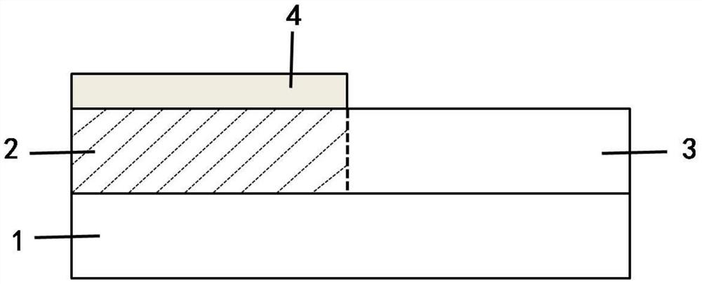 Two-dimensional black phosphorus pn junction, its preparation method and application