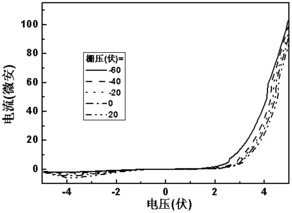 Two-dimensional black phosphorus pn junction, its preparation method and application