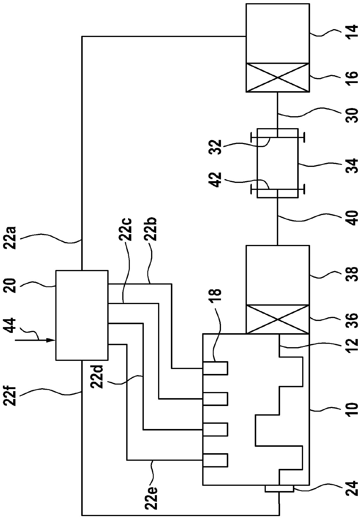 Method for operating hybrid drive system of hybrid vehicle and control device