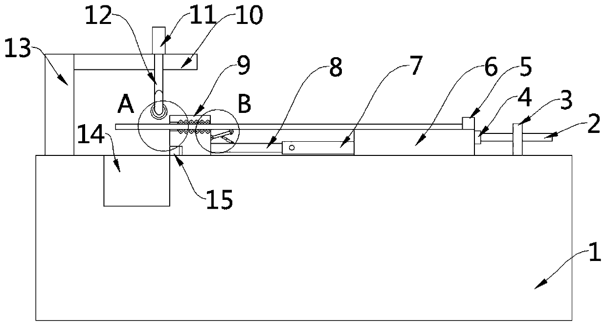 Plate bending device for computer mainframe box production