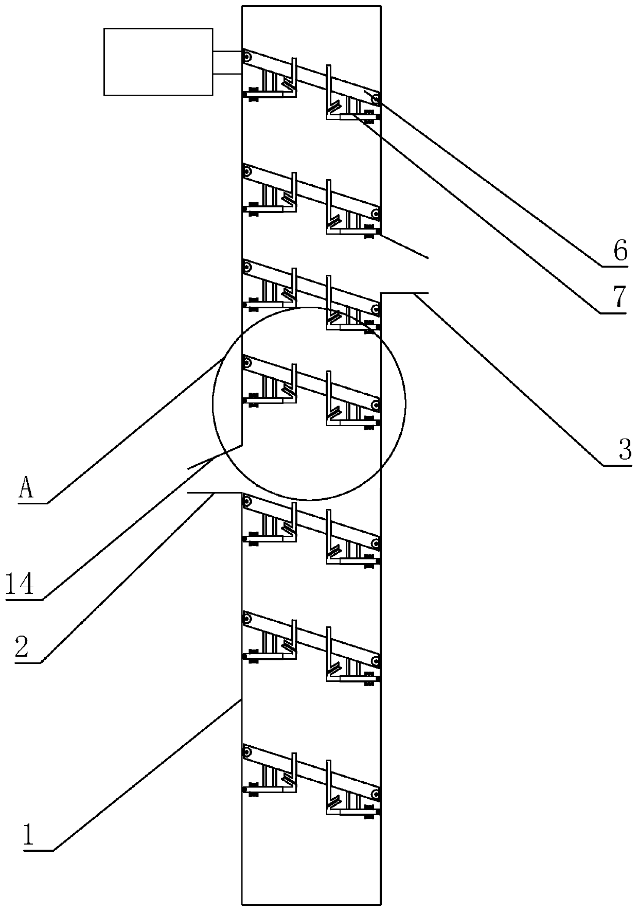 Lifting device for turning bearing rings