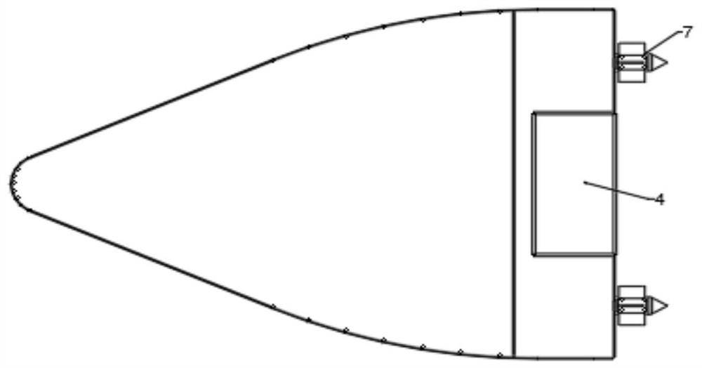 Automatic traction trash holding and guiding system