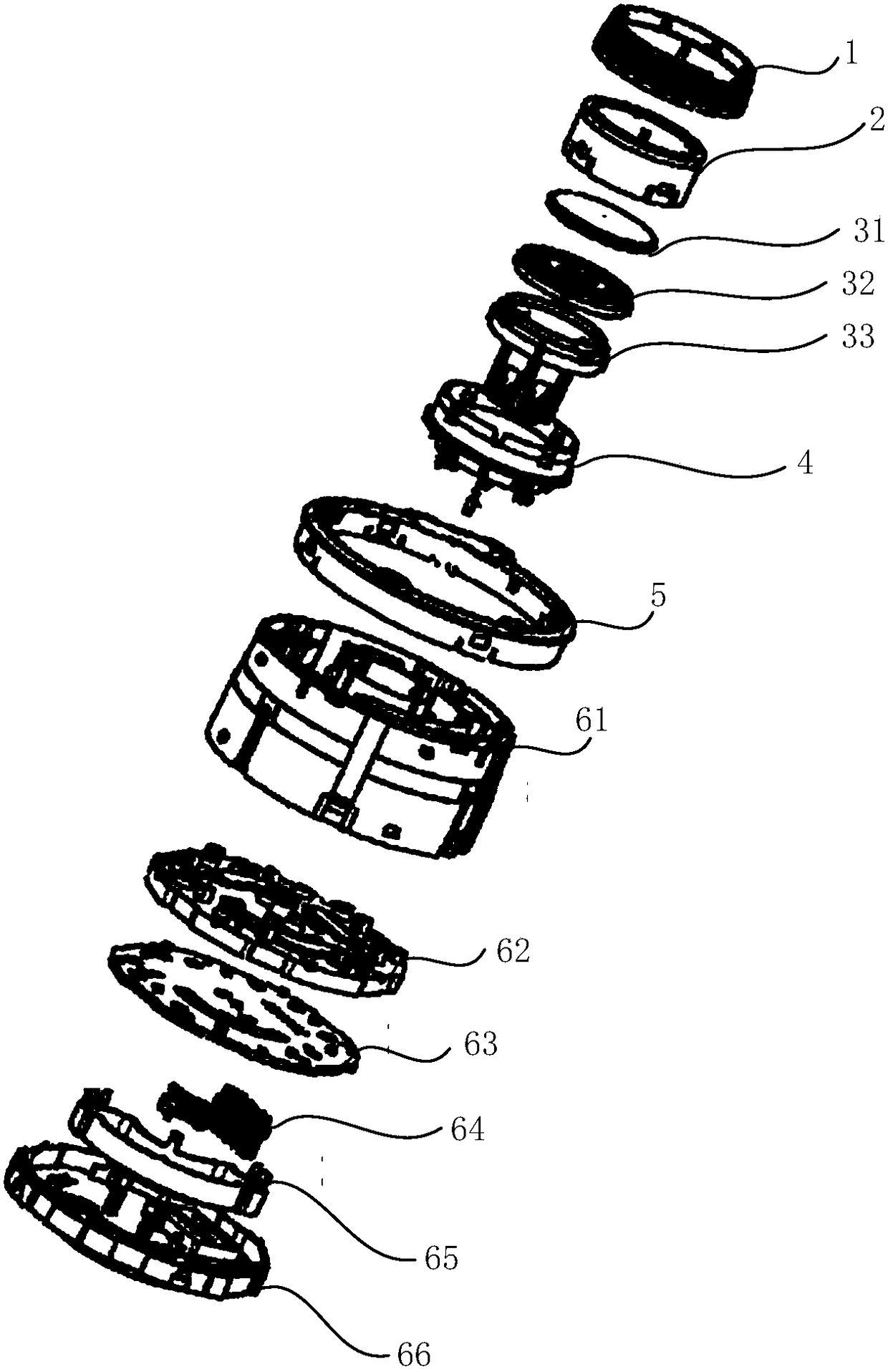 Integrated button for vehicle and automobile