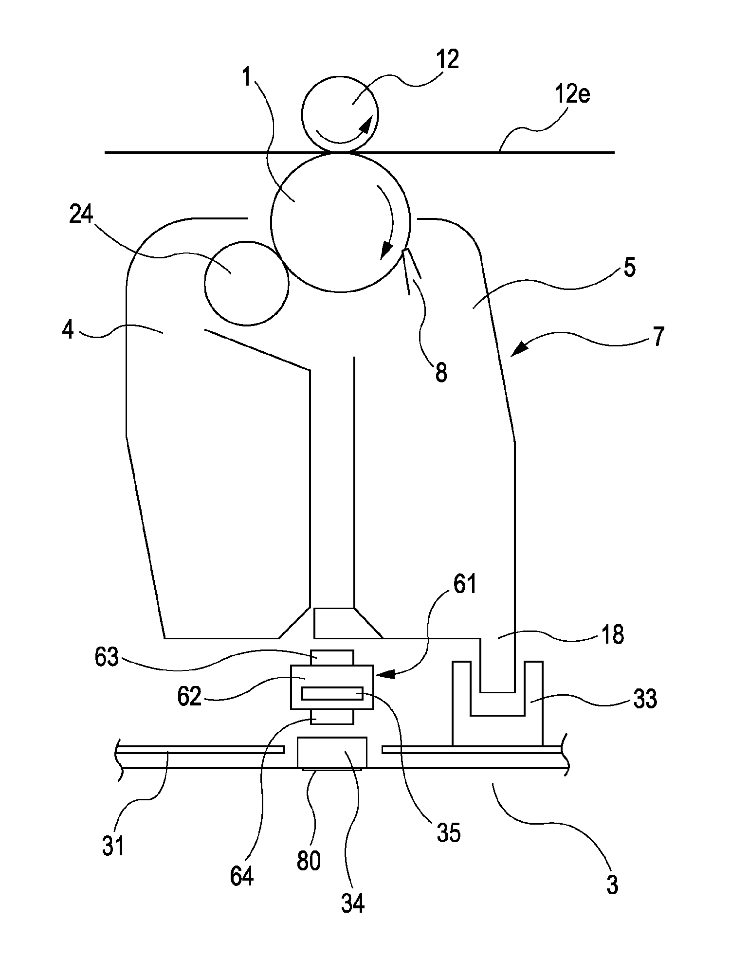 Image forming apparatus having a cleaning member configured to clean a transparent member of an optical device