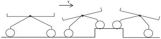 Motion control system for four-wheel individual drive patrolling device