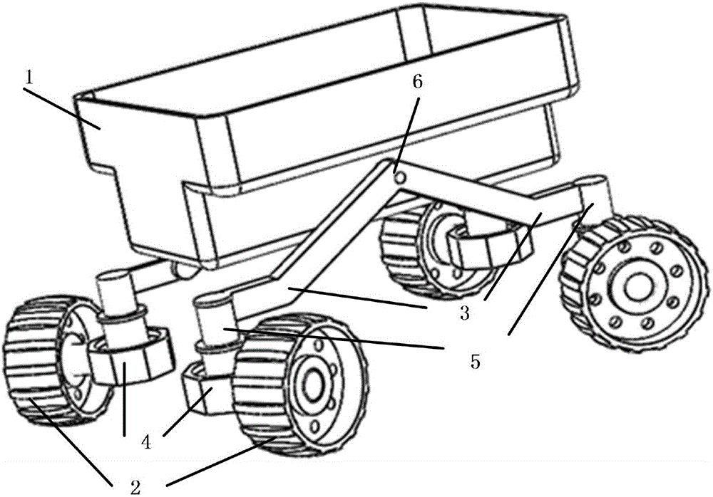 Motion control system for four-wheel individual drive patrolling device