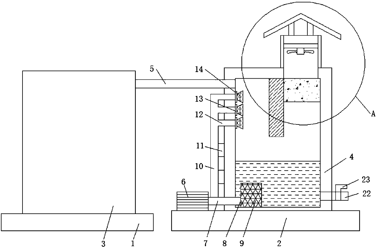 Catalytic oxidation combustion purifying device