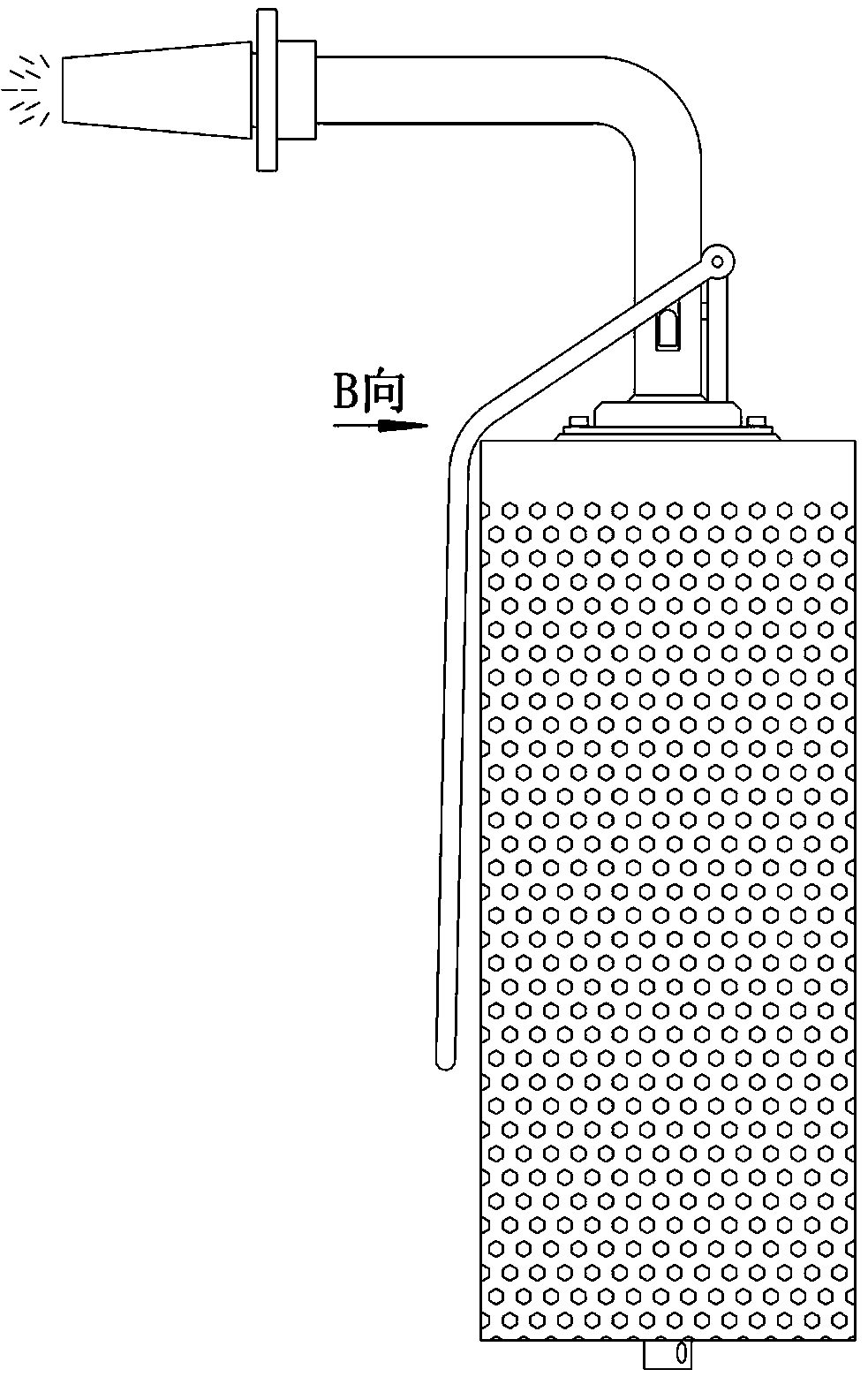 Continuous controllable nasal drip device for veterinary use