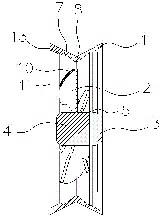 Mute axial flow fan