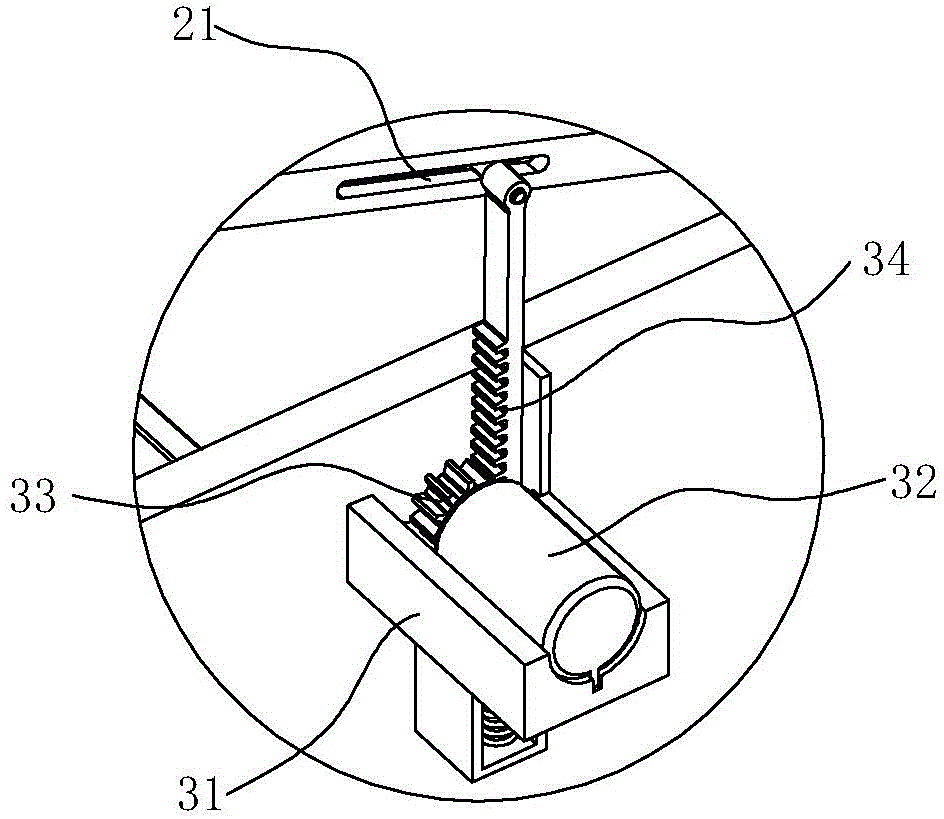 Box structure of water tank type cleaning machine