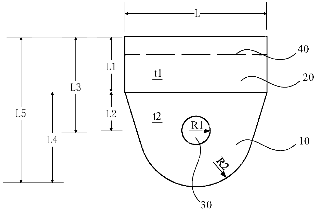 Lifting horse for lifting thin plate segment