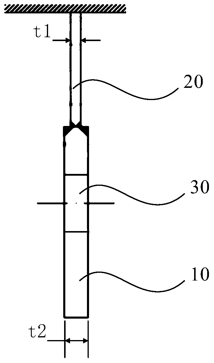 Lifting horse for lifting thin plate segment