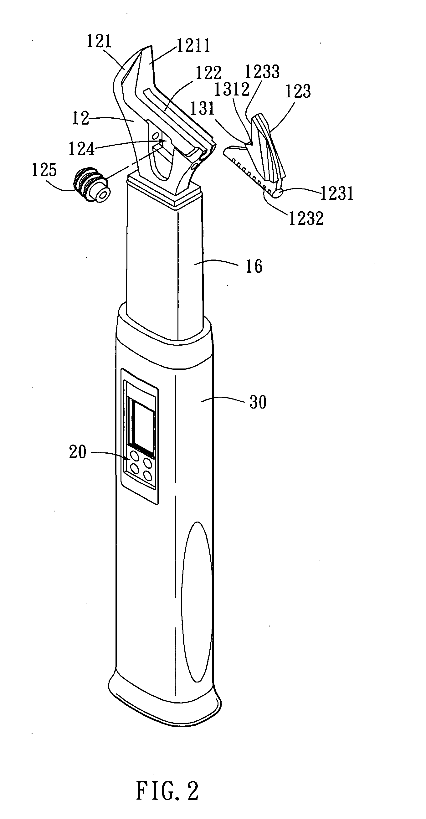 Adjustable spanner with electronic strain gauge function