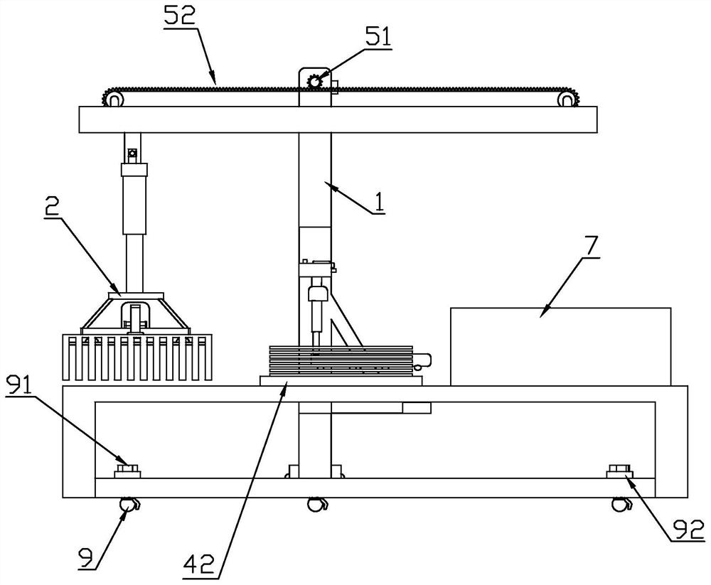 Boxing equipment for engineering construction glass