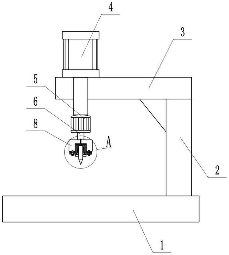 A kind of drilling machine which is convenient to install the drill bit