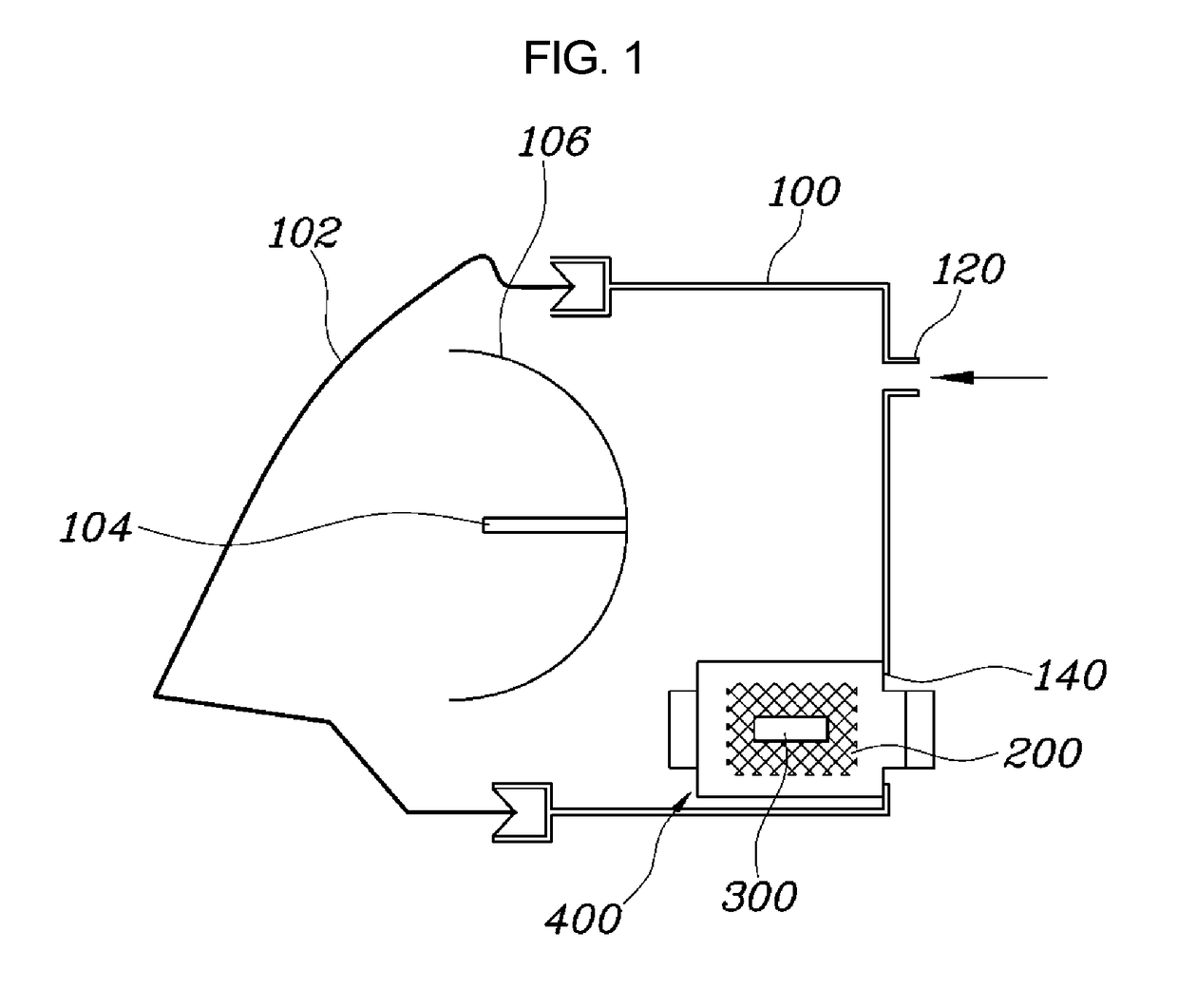 Head lamp for vehicle including moisture removing apparatus