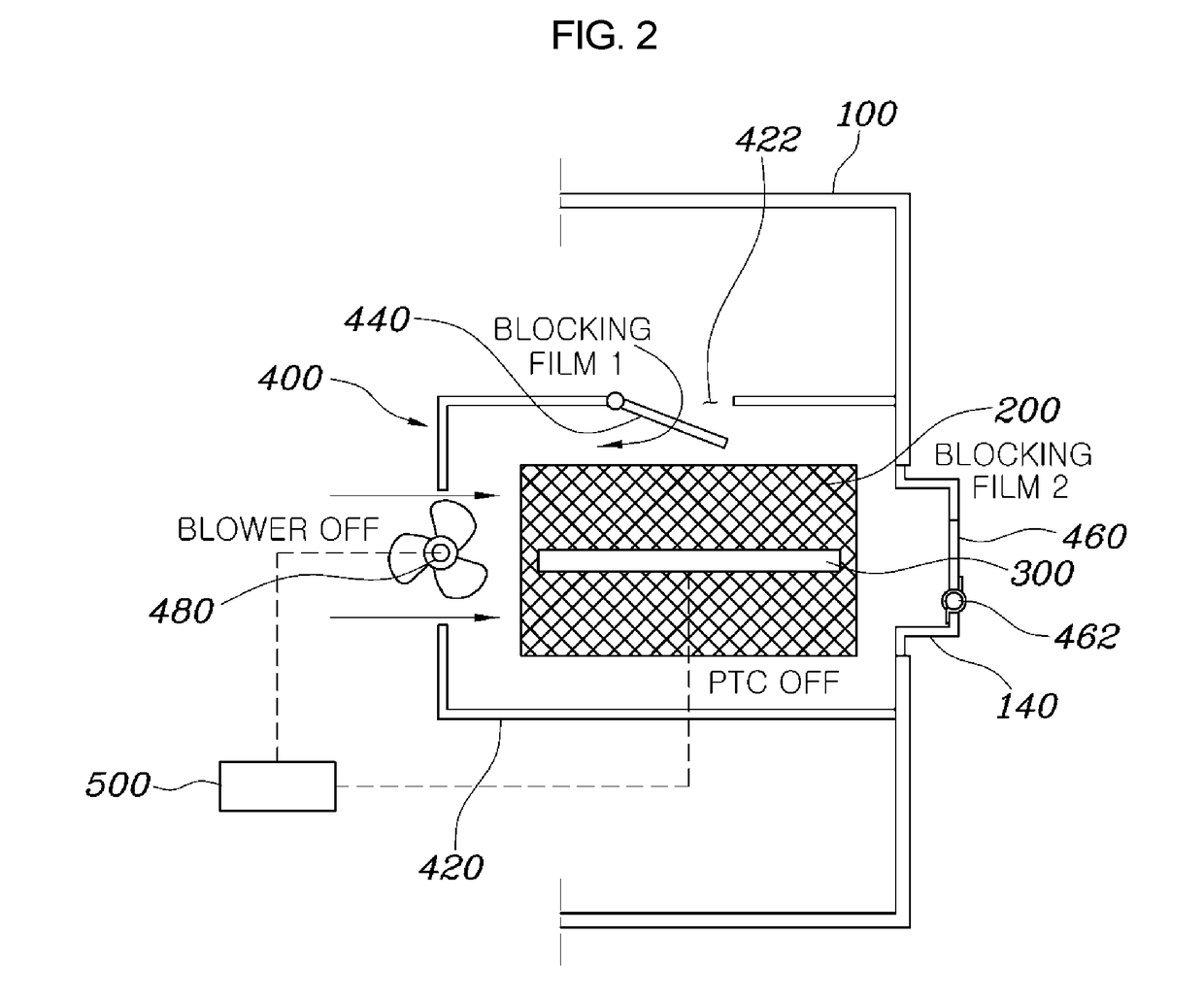 Head lamp for vehicle including moisture removing apparatus