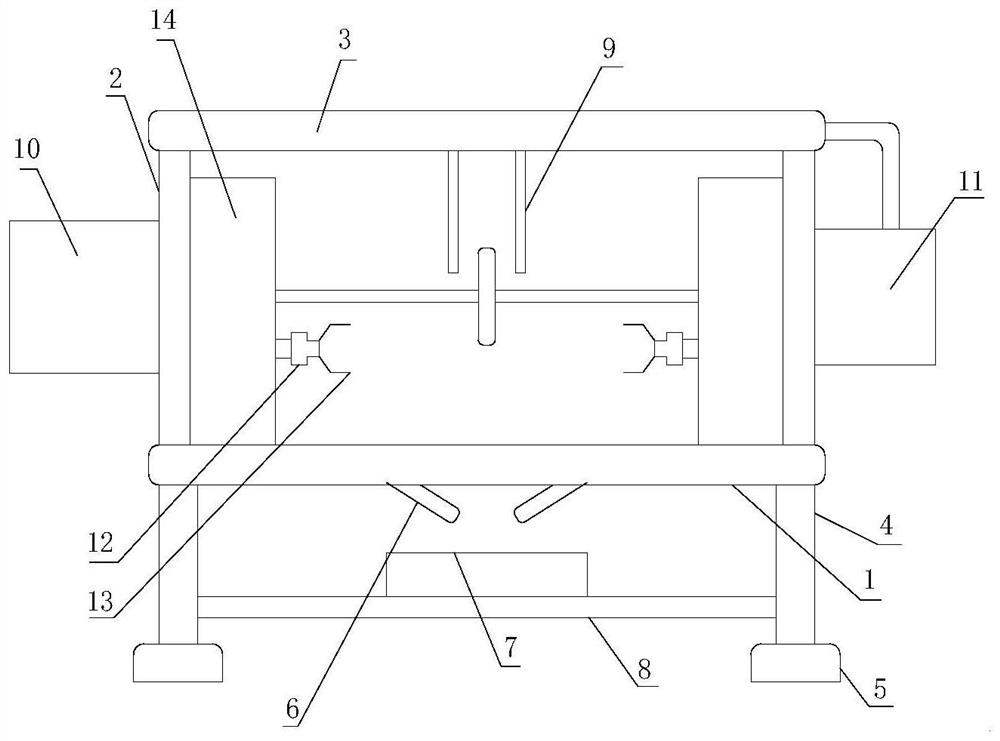 Full-automatic cutting device for thermal insulation sandwich panel