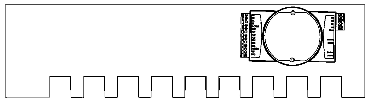 Multi-path power distribution output module unit