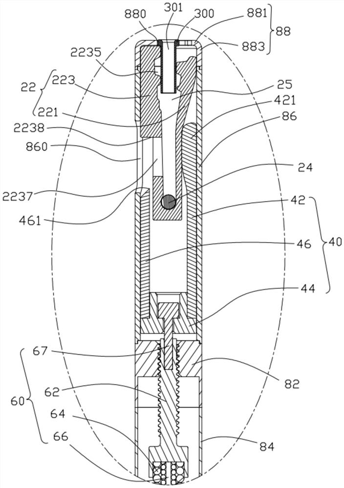 Driving conversion type knot locking device