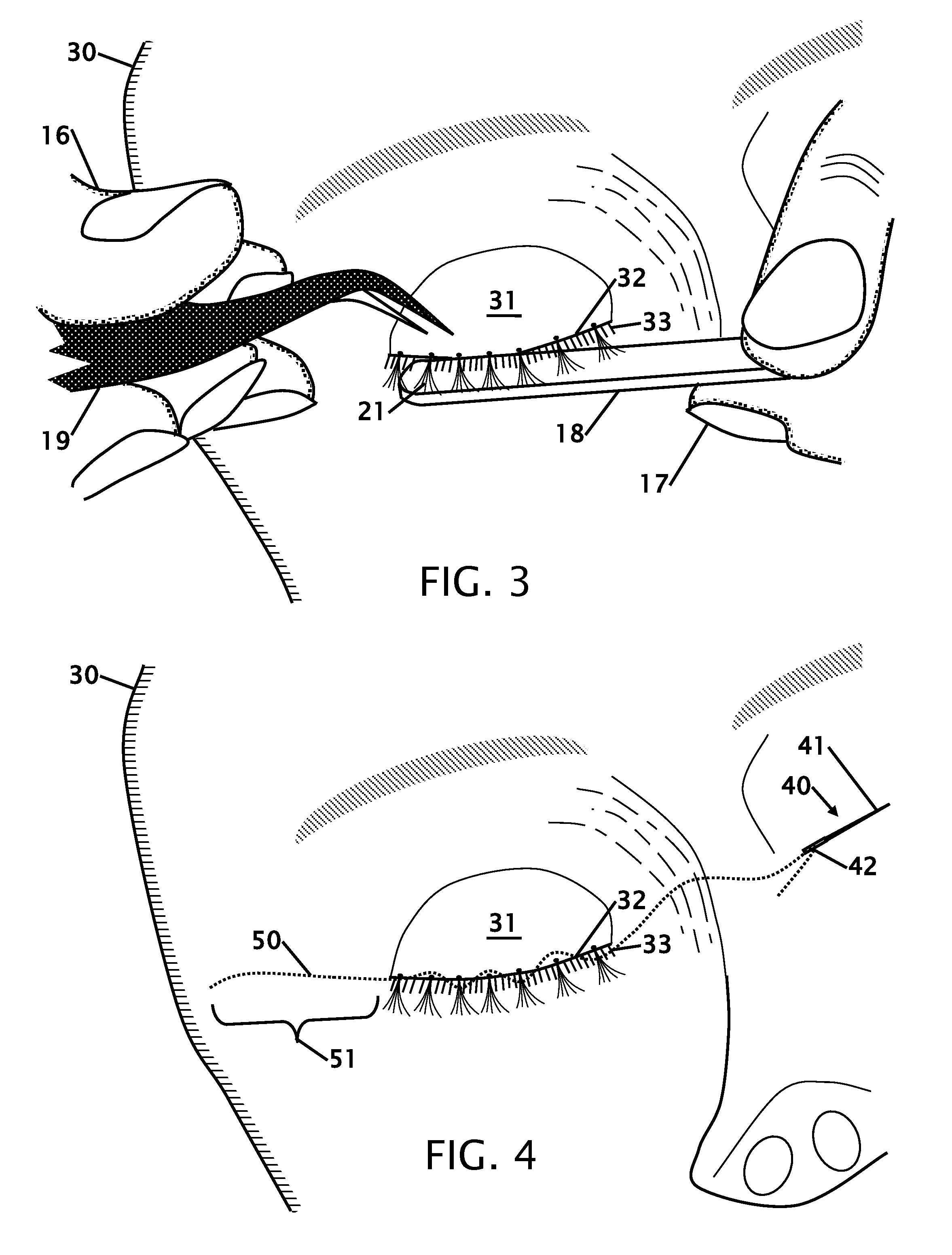 Method of bonding false eyelashes