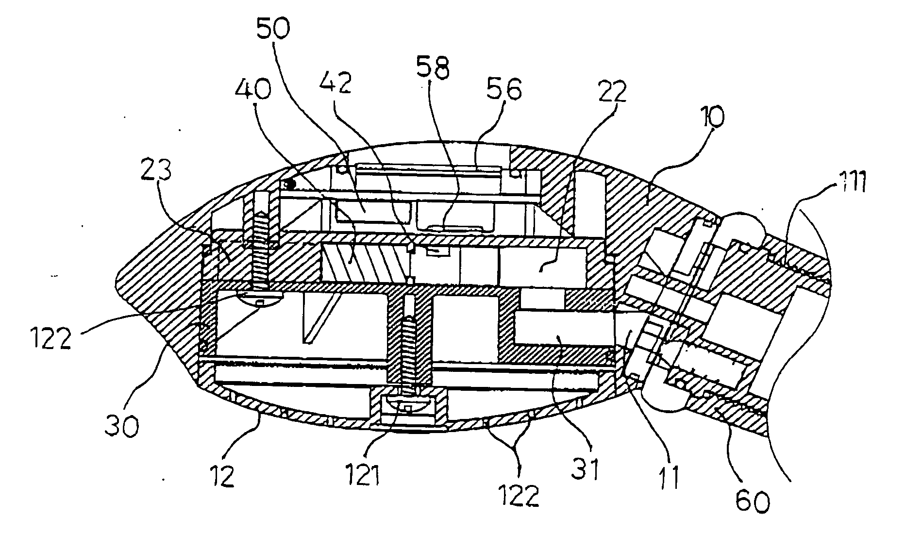 Hand held shower head with filter replacing pre-alarm assembly