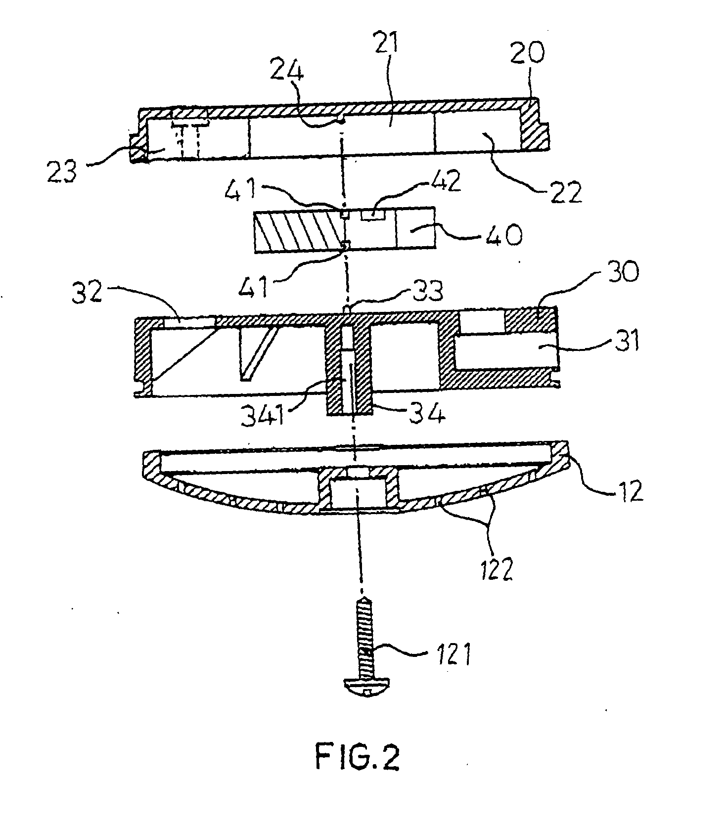 Hand held shower head with filter replacing pre-alarm assembly