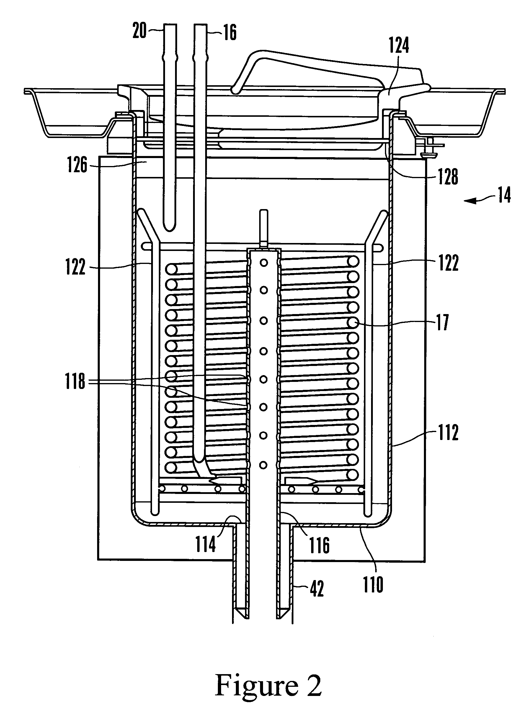 Heating/cooling system for indwelling heat exchange catheter