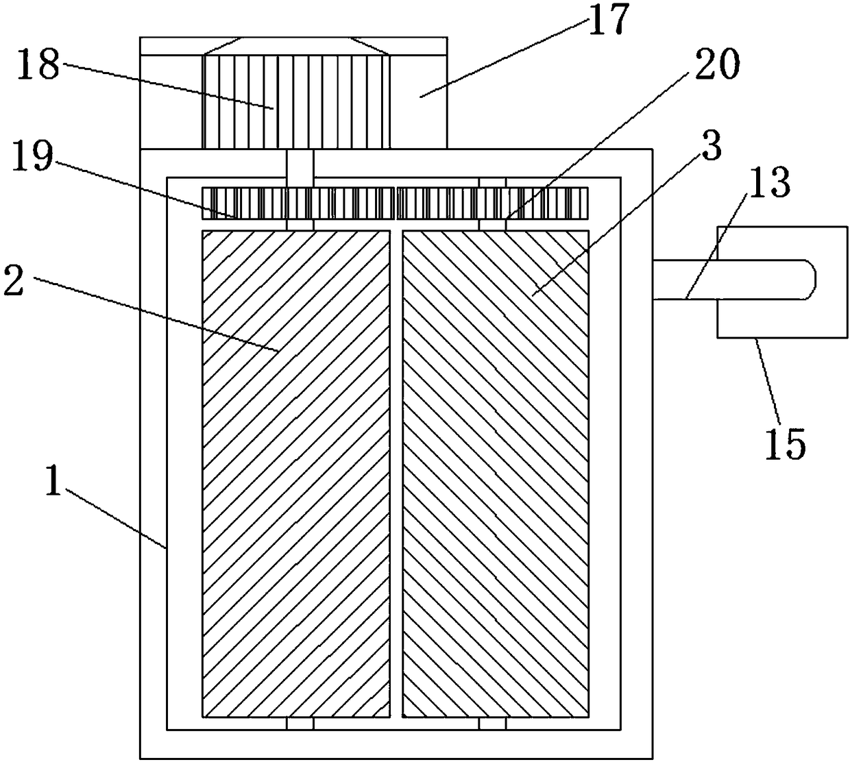 Mineral water bottle recovery crushing and cleaning device