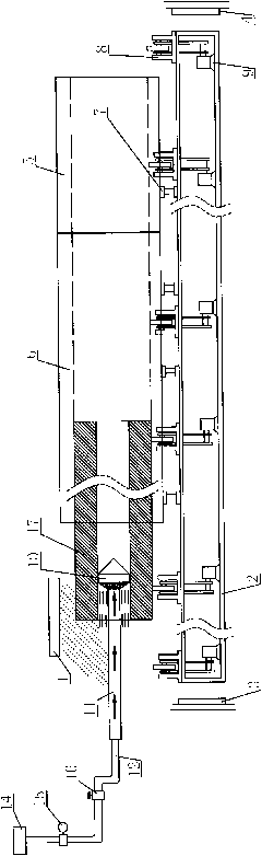 Medium-frequency heat treatment system and heat treatment process for petroleum tool irregular materials