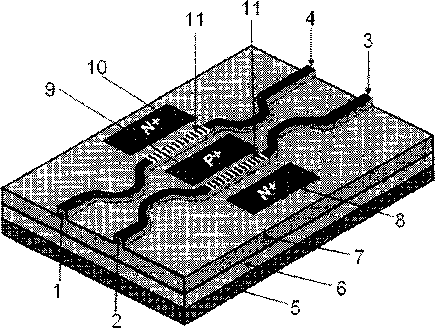 Optical add-drop multiplexer with adjustable wave length channel