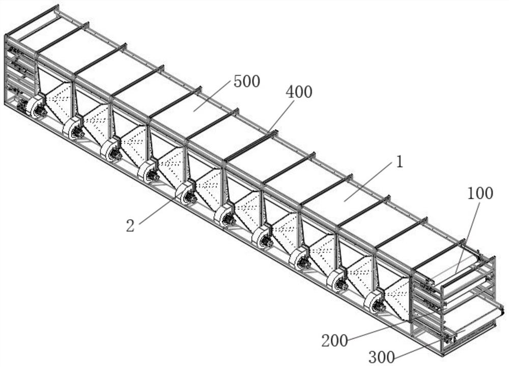 Wind path system of compound tea withering machine