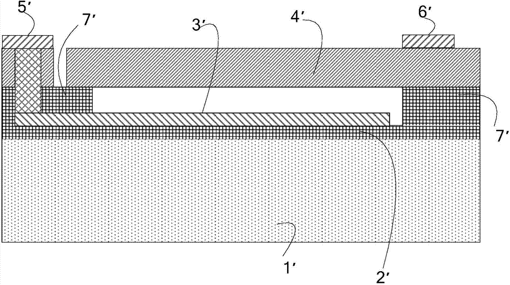 Quasi-differential-capacitor type MEMS pressure sensor and manufacturing method thereof