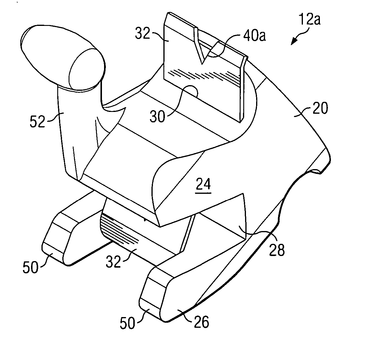 Self-ligating lingual orthodontic bracket