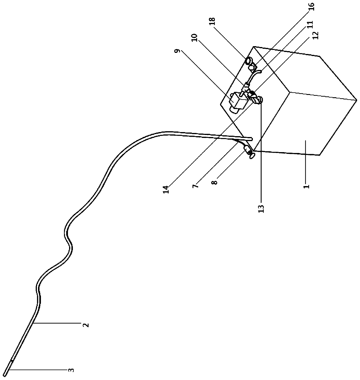 A rapid drainage device for ICU care