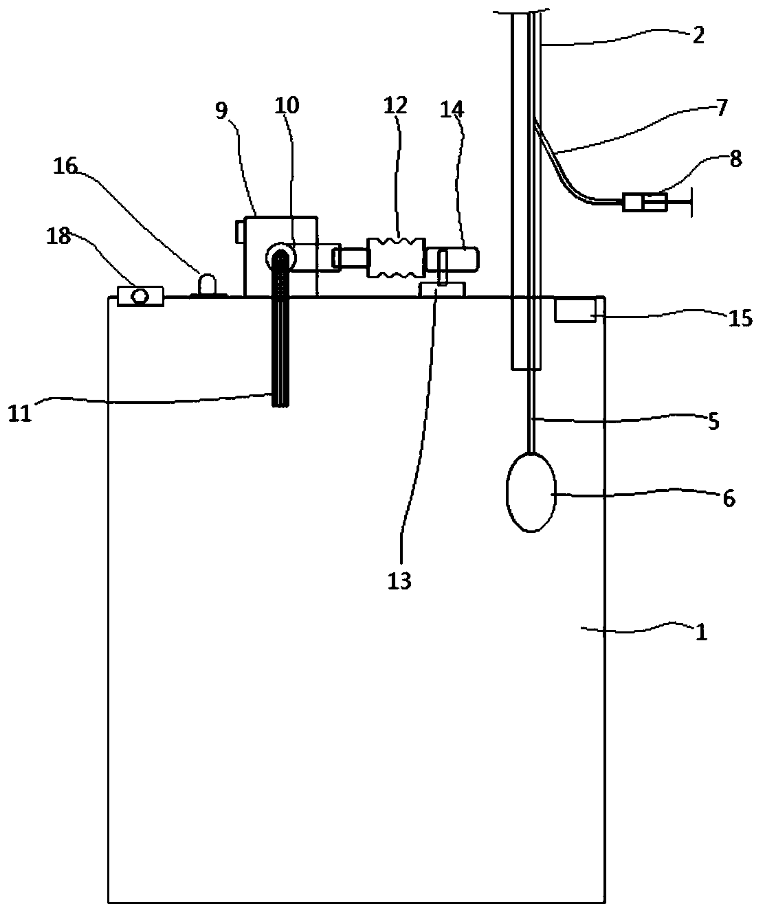 A rapid drainage device for ICU care