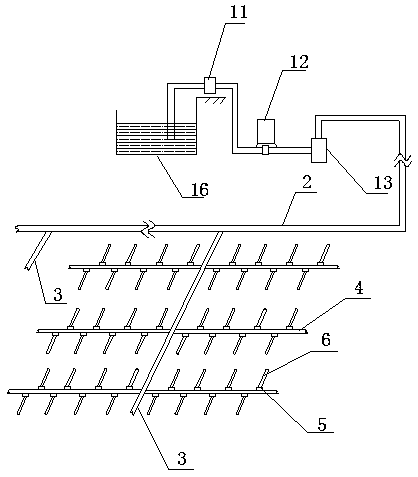 Afforestation drip irrigation system and afforestation method for gobi desert regions