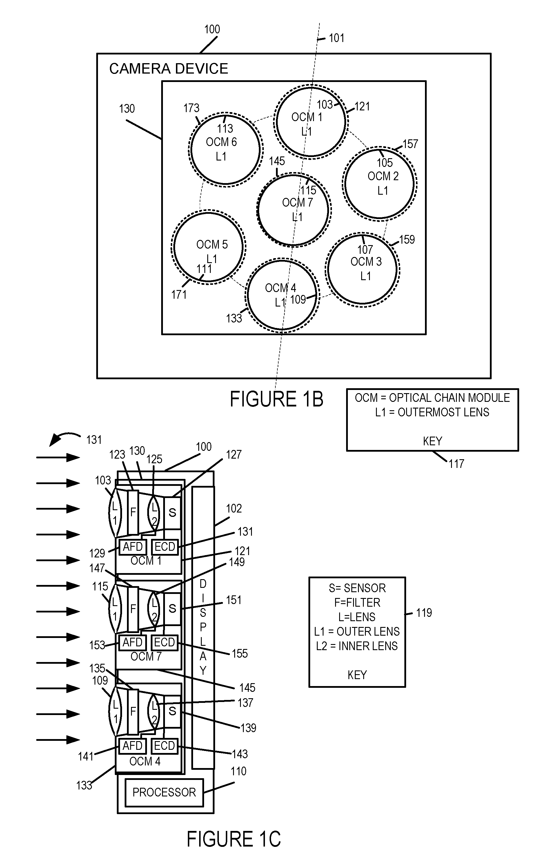 Methods and apparatus for using multiple optical chains in parallel with multiple different exposure times