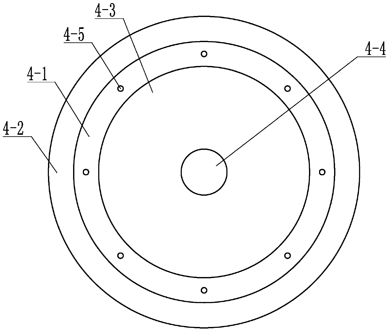 Suspended crucible cover with height capable of being adjusted in real time for growth of sapphire single crystal by KY method and KY-method sapphire single crystal growth device