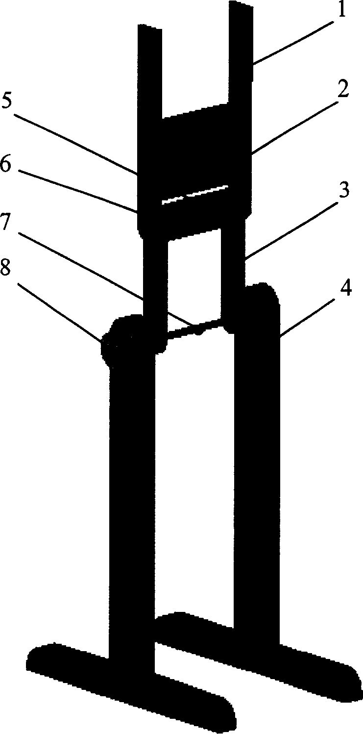 System and method of gymnastic robot