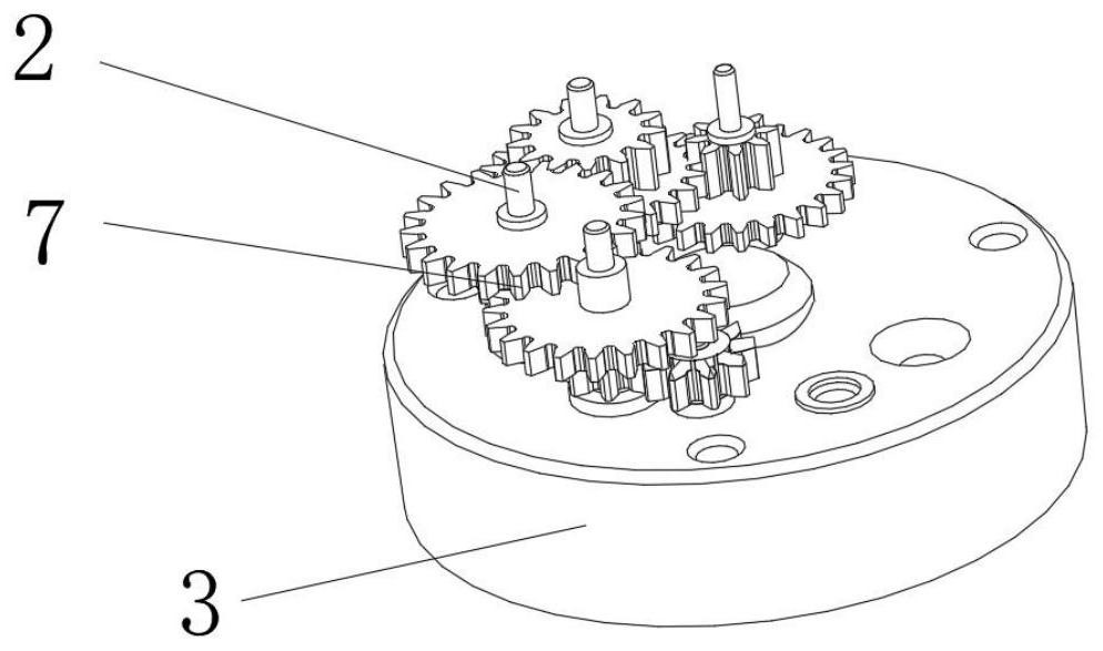 Internet of Things intelligent gas meter electromechanical valve gearbox gear set assembling system and method