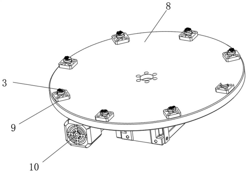 Internet of Things intelligent gas meter electromechanical valve gearbox gear set assembling system and method