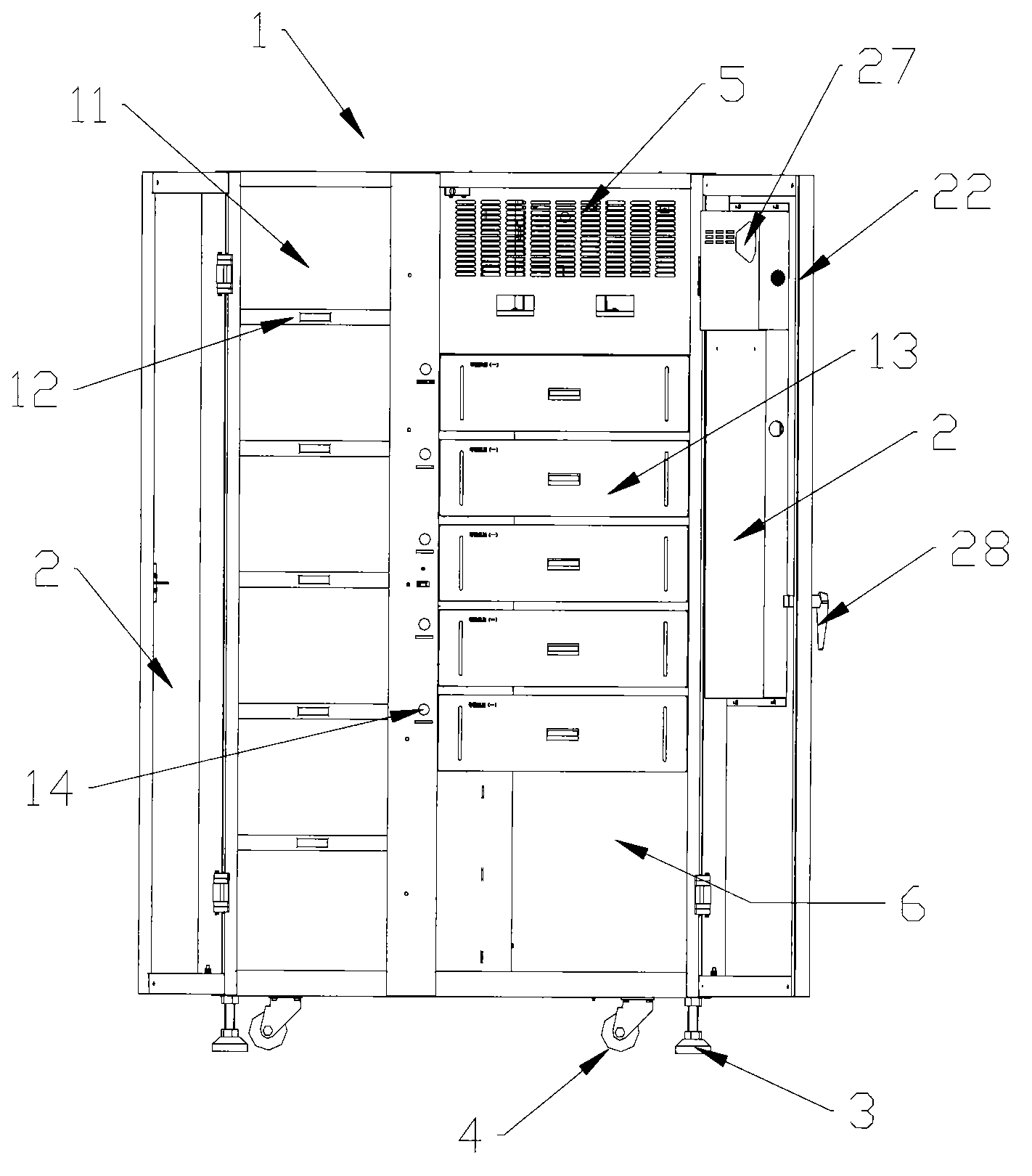 Bullet cabinet with remote monitor function and remote monitor method of bullet cabinet