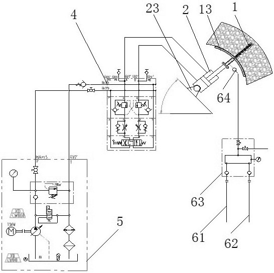 A water gushing sealing device and its control method