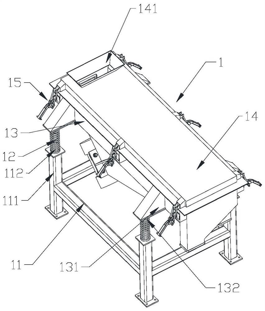 Multi-stage vibration screening equipment for coal gangue separation and method thereof