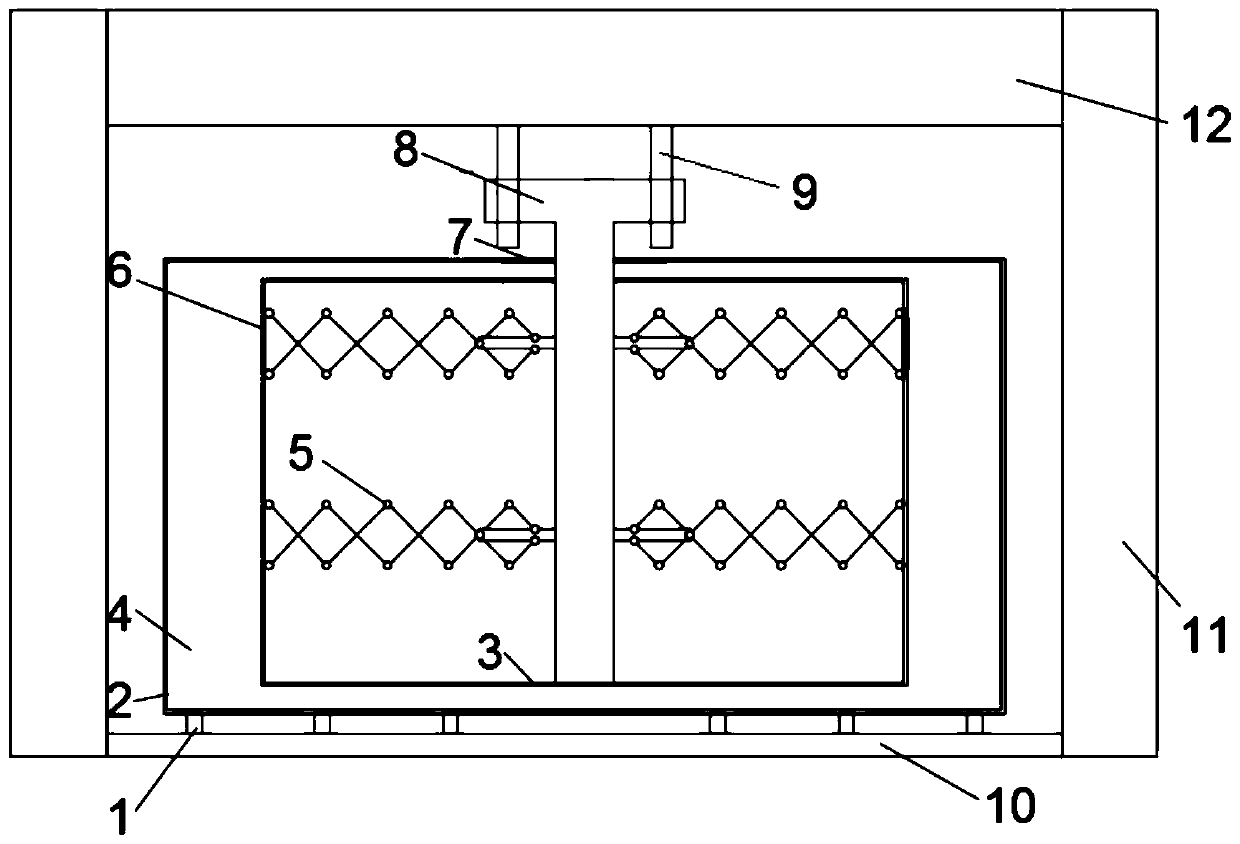 High energy consumption damping wall