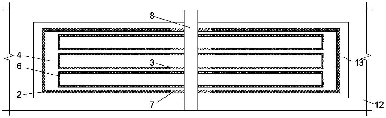 High energy consumption damping wall