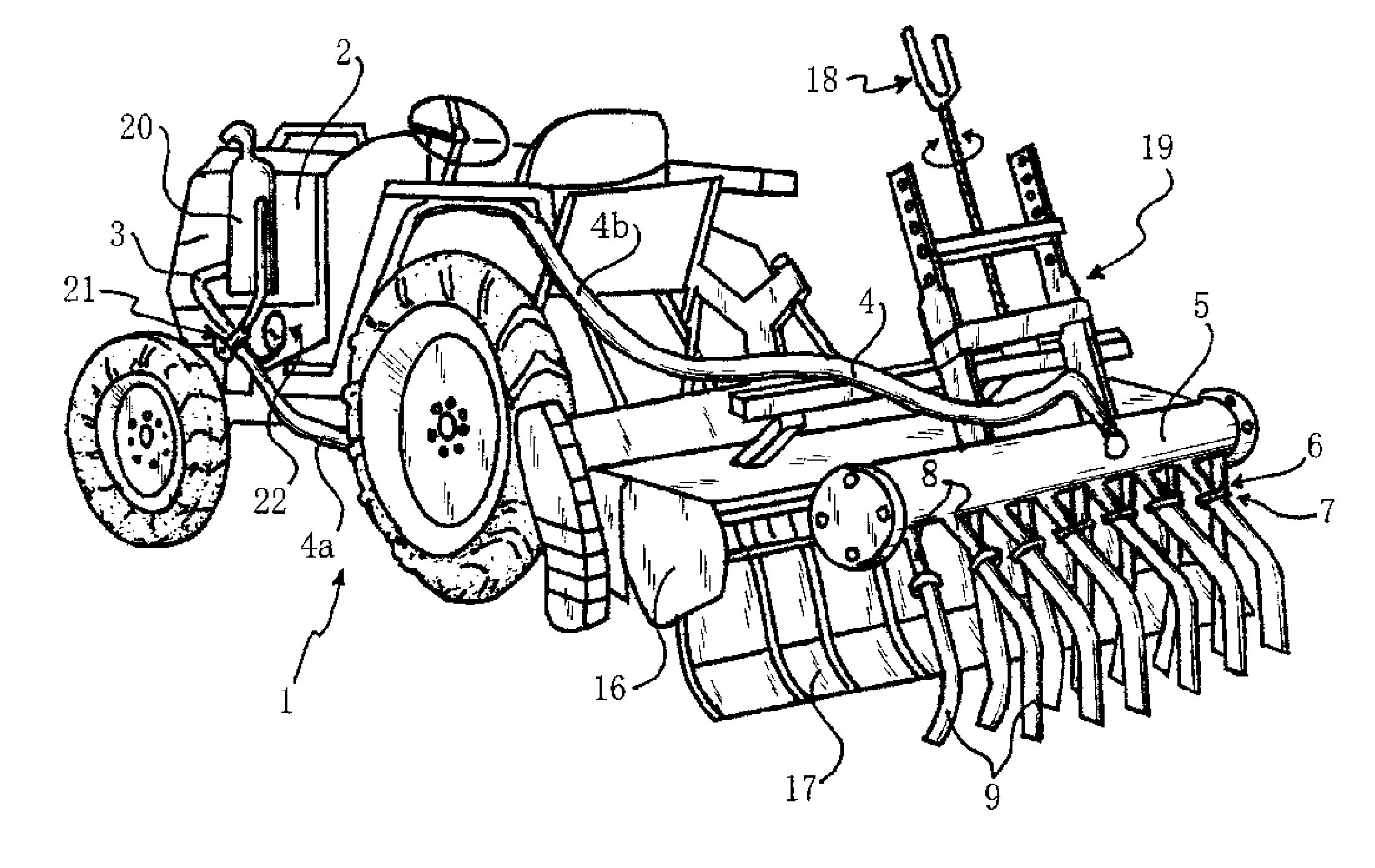 Soil pasteurizing apparatus and method using exhaust gas