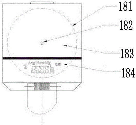 Rotary shaft type double-cylinder distance-measuring telescope