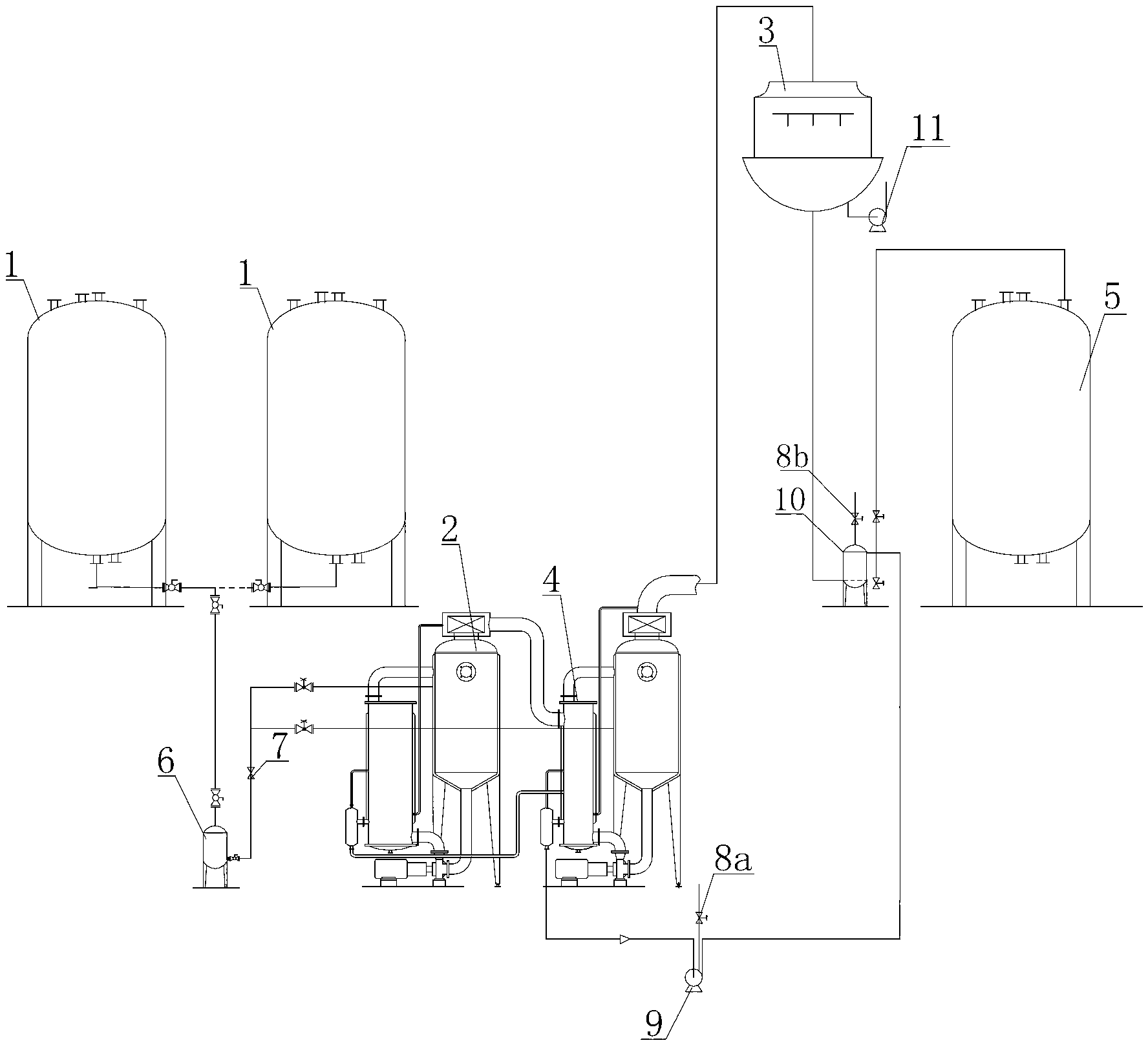 Concentration method and device for traditional Chinese medicine extracting solution